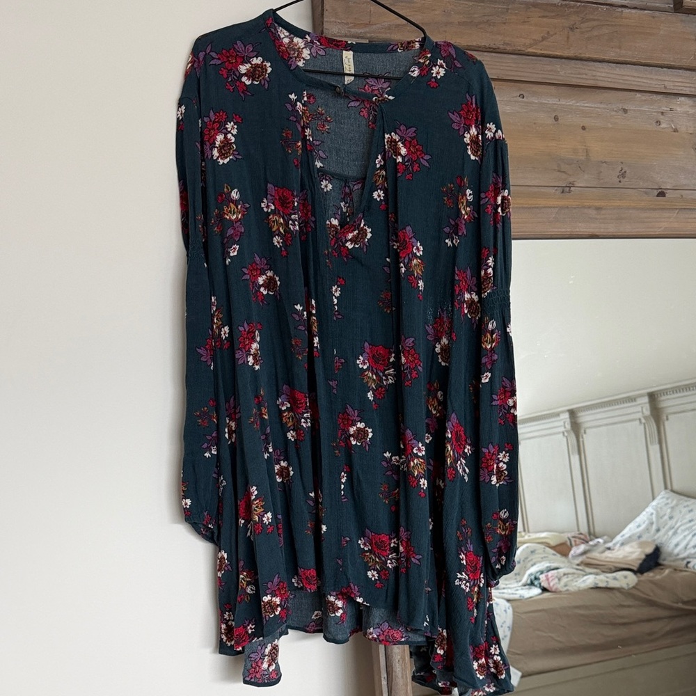 Free people tree swing tunic dress